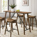 Klamath 5 Pc Counter Ht Table Set - Inland Furniture (San Bernardino, CA)