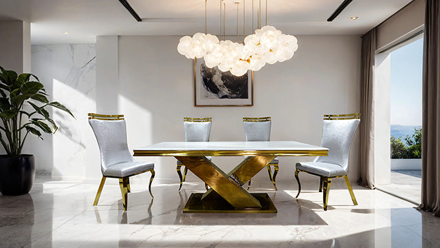 Palazzo 7 Pc Dining Table Set - Inland Furniture (San Bernardino, CA)
