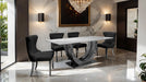 Portanova Silver Chair (2/CTN) - Inland Furniture (San Bernardino, CA)