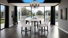 Sabro 5 Pc Dining Table Set Black - Inland Furniture (San Bernardino, CA)
