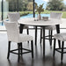 Sabro 5 Pc Dining Table Set Black - Inland Furniture (San Bernardino, CA)