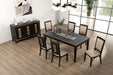 Kenyada 7 Pc Dining Table Set - Inland Furniture (San Bernardino, CA)