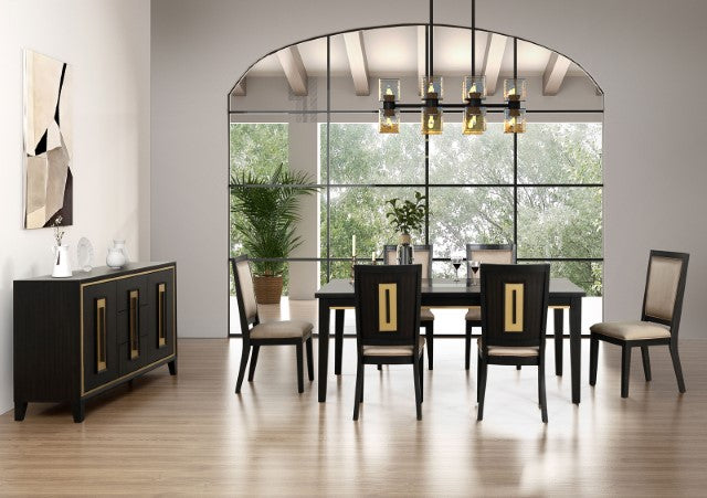 Kenyada 7 Pc Dining Table Set - Inland Furniture (San Bernardino, CA)