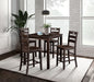Lubbock 5 Pc. Counter Ht. Table Set - Inland Furniture (San Bernardino, CA)