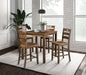 Lubbock 5 Pc. Counter Ht. Table Set - Inland Furniture (San Bernardino, CA)