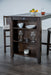 Lescles 3 Pc Counter Ht Set (1 Table + 2 Chairs) - Inland Furniture (San Bernardino, CA)