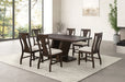 Holsworthy 7 Pc Dining Table Set - Inland Furniture (San Bernardino, CA)