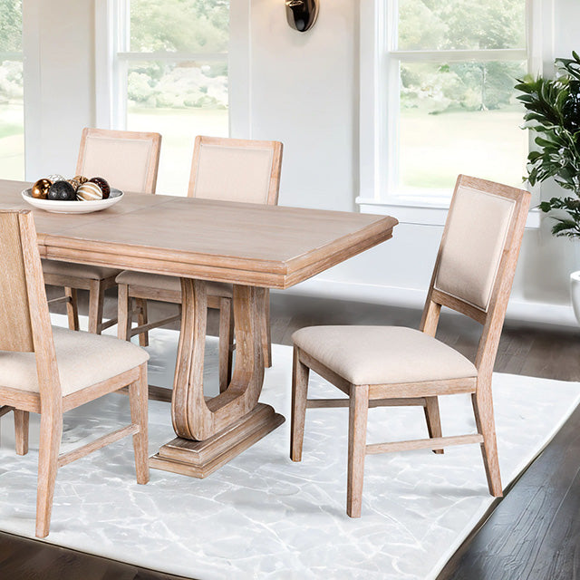 Orbetello 7 Pc Dining Table Set - Inland Furniture (San Bernardino, CA)