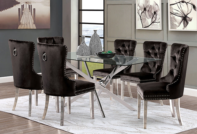 Silveria 7 Pc Dining Table Set - Inland Furniture (San Bernardino, CA)