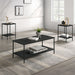 Pallas 3 Pc. Table Set Black - Inland Furniture (San Bernardino, CA)