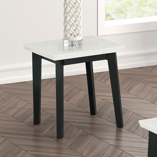 Thisted Square Marble End Table - Inland Furniture (San Bernardino, CA)