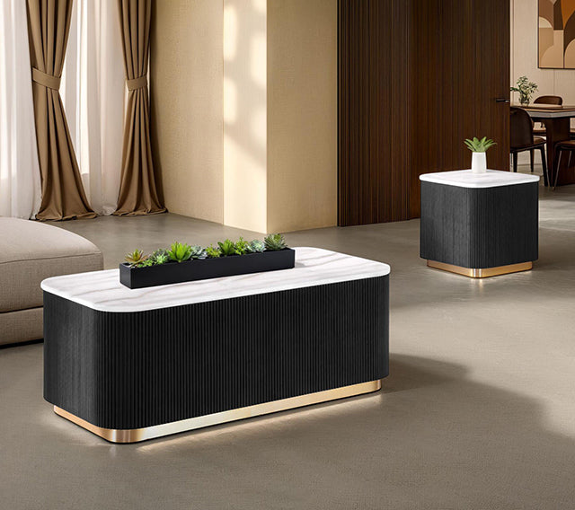 Virden Rectangle Cocktail Table - Inland Furniture (San Bernardino, CA)
