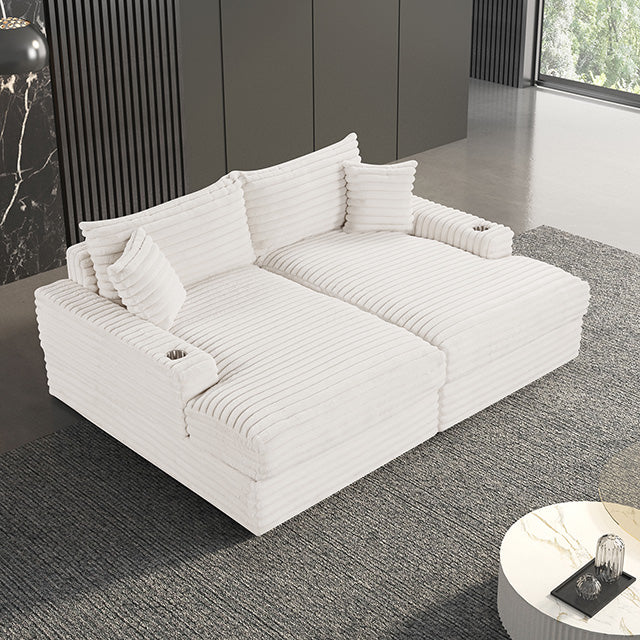 Tavedestrand Double Chaise Sofa - Inland Furniture (San Bernardino, CA)