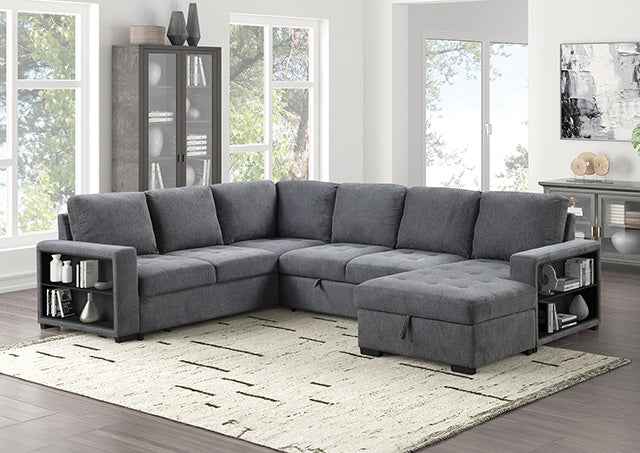 Stockwell Sleeper Sofa Sectional - Inland Furniture (San Bernardino, CA)