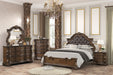 Leovanni 4 Pc Queen Bedroom Set Brown - Inland Furniture (San Bernardino, CA)