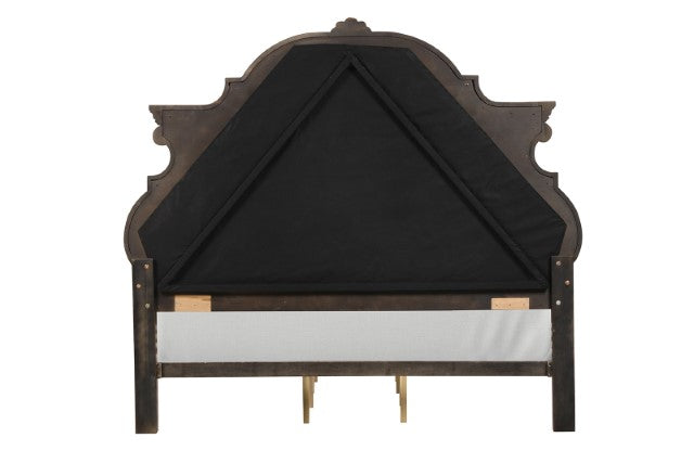 Leovanni 4 Pc Queen Bedroom Set Brown - Inland Furniture (San Bernardino, CA)