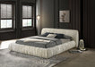 Palmdale Bed Black & Ivory - Inland Furniture (San Bernardino, CA)