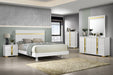 Lillestrom E.King, Queen, Full, & Full Bed Black & White - Inland Furniture (San Bernardino, CA)
