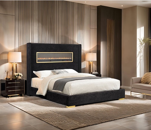 Danvers E.King Bed - Inland Furniture (San Bernardino, CA)