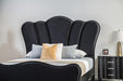 Melodi Parc E.King & Queen Bed Black & Silver - Inland Furniture (San Bernardino, CA)