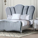 Melodi Parc E.King & Queen Bed Black & Silver - Inland Furniture (San Bernardino, CA)