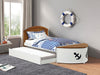 Poseidon Twin Captain Bed - Inland Furniture (San Bernardino, CA)