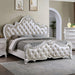 Ventresca Bed White & Chrome - Inland Furniture (San Bernardino, CA)