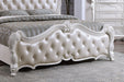 Ventresca Bed White & Chrome - Inland Furniture (San Bernardino, CA)