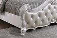 Ventresca Bed White & Chrome - Inland Furniture (San Bernardino, CA)