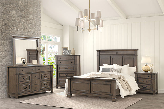 Huddersfield E.King & Queen Bed - Inland Furniture (San Bernardino, CA)