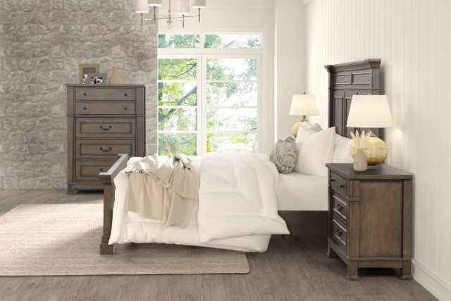 Huddersfield E.King & Queen Bed - Inland Furniture (San Bernardino, CA)