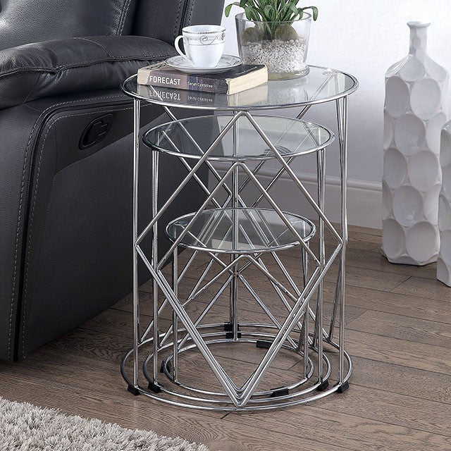 Madyson 3 Pc. Nesting Table - Inland Furniture (San Bernardino, CA)