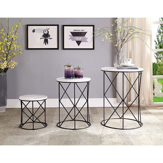 Madyson 3 Pc. Nesting Table - Inland Furniture (San Bernardino, CA)
