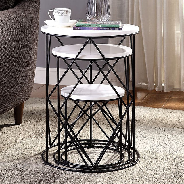 Madyson 3 Pc. Nesting Table - Inland Furniture (San Bernardino, CA)