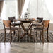 Marina 5 PC Dining Table Set Walnut - Inland Furniture (San Bernardino, CA)