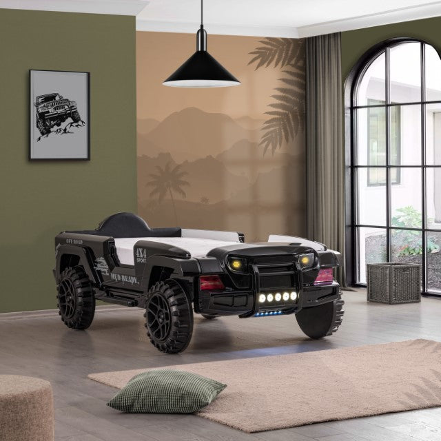 Randlar Bed Pink, Green, & Black - Inland Furniture (San Bernardino, CA)