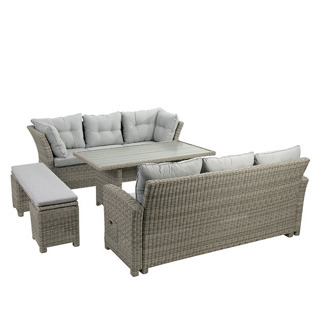 Malia Patio Dining Table - Inland Furniture (San Bernardino, CA)