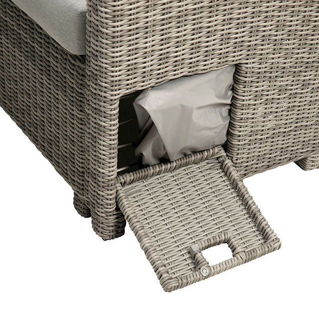 Malia Patio Dining Table - Inland Furniture (San Bernardino, CA)