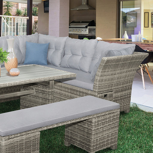 Malia 5 Pc. Sectional Set w/ Bench - Inland Furniture (San Bernardino, CA)