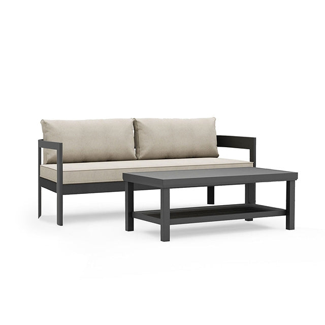 Lotus Sofa & Coffee Table Set - Inland Furniture (San Bernardino, CA)