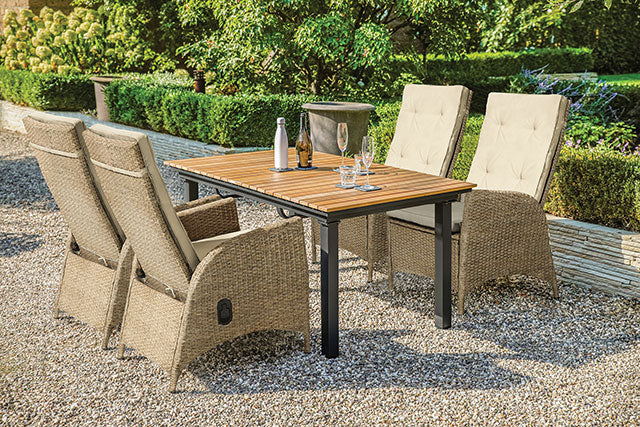 Mackay Patio Dining Table - Inland Furniture (San Bernardino, CA)