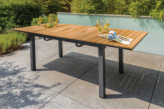 Mackay Patio Dining Table - Inland Furniture (San Bernardino, CA)