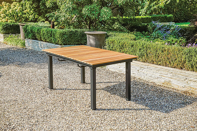 Mackay Patio Dining Table - Inland Furniture (San Bernardino, CA)