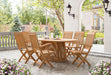 Nusa Folding Arm Chair - Inland Furniture (San Bernardino, CA)
