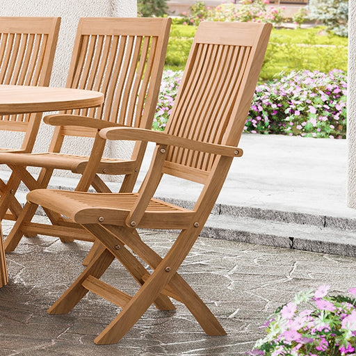 Nusa Folding Arm Chair - Inland Furniture (San Bernardino, CA)