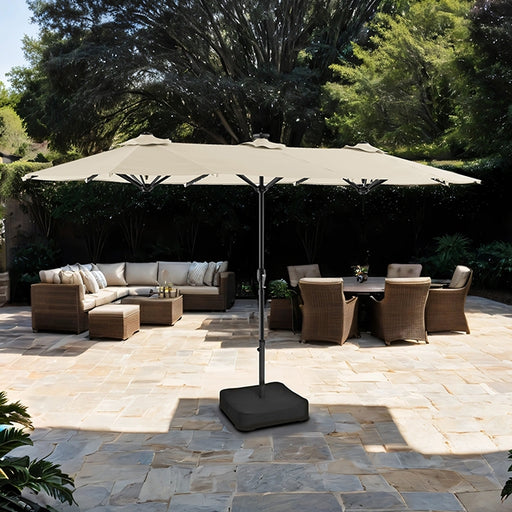 Musa Rectangular Market Umbrella - Inland Furniture (San Bernardino, CA)