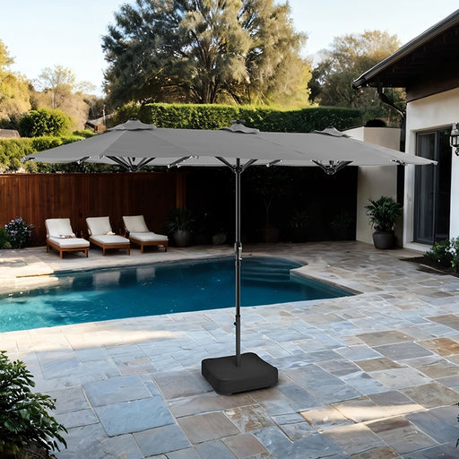 Musa Rectangular Market Umbrella - Inland Furniture (San Bernardino, CA)