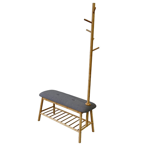 Mosier Hall Tree w/ Bench and Shoe Storage - Inland Furniture (San Bernardino, CA)