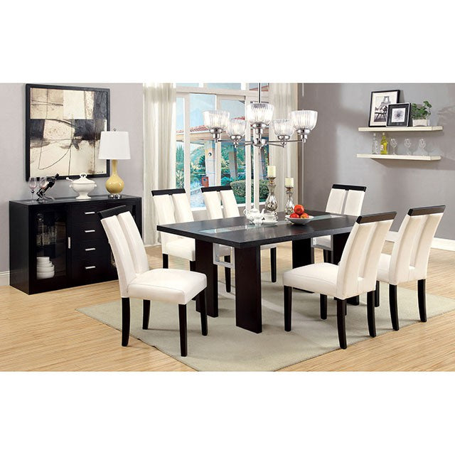 Luminar 7 Pc Dining Table Set - Inland Furniture (San Bernardino, CA)