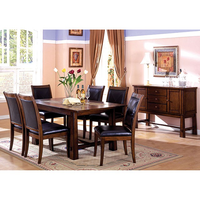 Living Stone Dining Table - Inland Furniture (San Bernardino, CA)